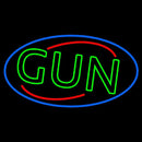 Green Gun Handmade Art Neon Sign
