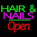 Green Hair And Nails Open Handmade Art Neon Sign