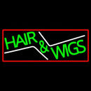 Green Hair And Wigs Handmade Art Neon Sign