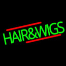 Green Hair And Wigs Handmade Art Neon Sign