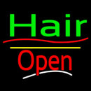 Green Hair Open Yellow Line Handmade Art Neon Sign