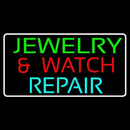 Green Jewelry And Watch Repair Block Handmade Art Neon Sign