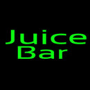 Green Juice Bar Handmade Art Neon Sign