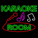 Green Karaoke Rooms Handmade Art Neon Sign