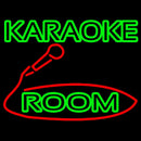 Green Karaoke Rooms Handmade Art Neon Sign