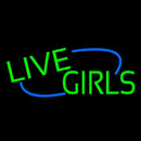 Green Live Girls Handmade Art Neon Sign