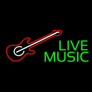 Green Live Music 2 Handmade Art Neon Sign