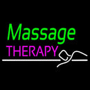 Green Massage Therapy Handmade Art Neon Sign