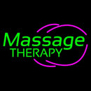 Green Massage Therapy Handmade Art Neon Sign