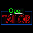 Green Open Double Stroke Tailor Handmade Art Neon Sign