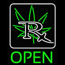 Green Open Handmade Art Neon Sign