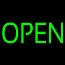 Green Open Handmade Art Neon Sign