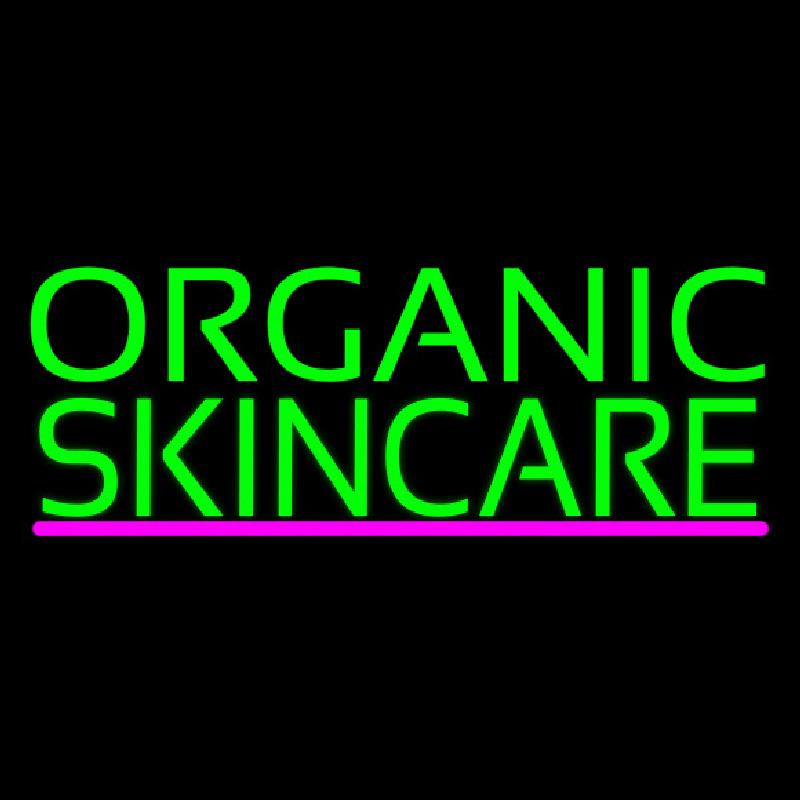 Green Organic Skincare Handmade Art Neon Sign
