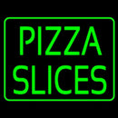 Green Pizza Slices Handmade Art Neon Sign