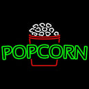 Green Pop Corn Logo Handmade Art Neon Sign
