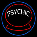 Green Psychic Logo Handmade Art Neon Sign
