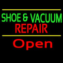 Green Shoe And Vacuum Red Repair Open Handmade Art Neon Sign