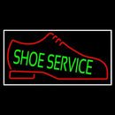 Green Shoe Service Handmade Art Neon Sign