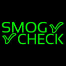 Green Smog Check Handmade Art Neon Sign