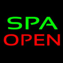 Green Spa Open Handmade Art Neon Sign
