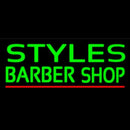 Green Styles Barber Shop Handmade Art Neon Sign