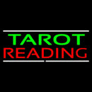 Green Tarot Red Reading And White Line Handmade Art Neon Sign