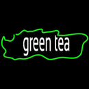 Green Tea Horizontal Handmade Art Neon Sign