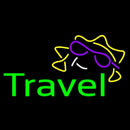 Green Travel Handmade Art Neon Sign