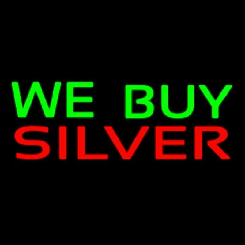 Green We Buy Red Platinum Handmade Art Neon Sign