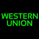 Green Western Union Handmade Art Neon Sign