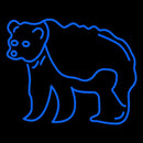 Grizzly Bear Handmade Art Neon Sign