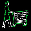 Grocery Logo Handmade Art Neon Sign