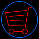 Grocery Trolley Logo Handmade Art Neon Sign