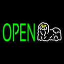 Grooming Open Handmade Art Neon Sign