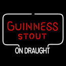 Guinness Stout ON DRAUGHT Handmade Art Neon Sign