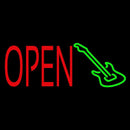 Guitar Open Block 3 Handmade Art Neon Sign