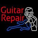 Guitar Repair  Handmade Art Neon Sign