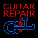 Guitar Repair Handmade Art Neon Sign