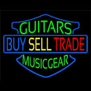 Guitars Buy Sell Trade Handmade Art Neon Sign