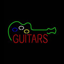 Guitars Handmade Art Neon Sign