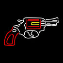 Gun Logo Handmade Art Neon Sign