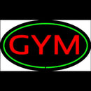 Gym Oval Green Handmade Art Neon Sign