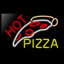 HOT PIZZA Handmade Art Neon Sign