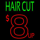 Hair Cut 8  Up Handmade Art Neon Sign