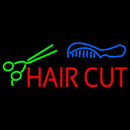 Hair Cut With Scissor And Comb Handmade Art Neon Sign