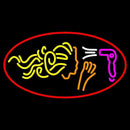Hair Dryer Logo Handmade Art Neon Sign