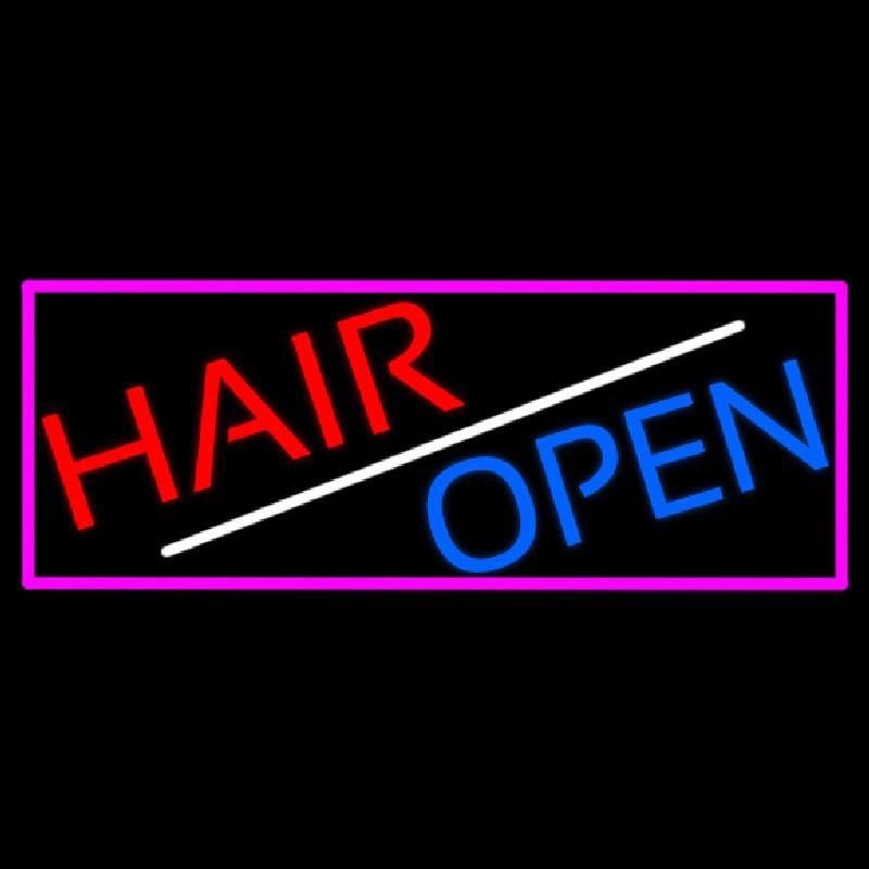 Hair Open Handmade Art Neon Sign
