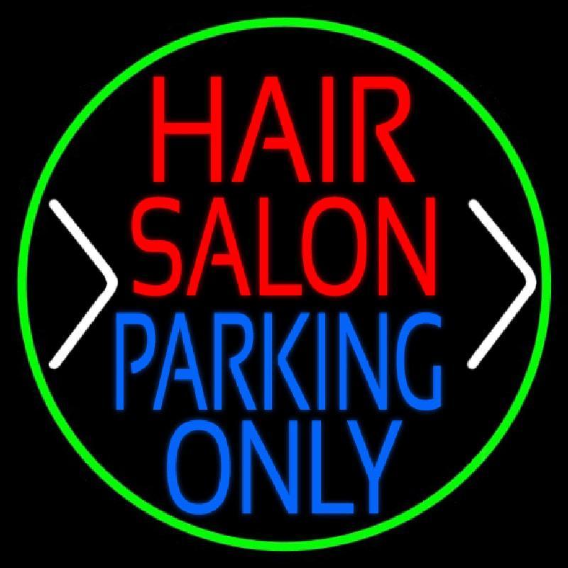 Hair Salon Parking Only Handmade Art Neon Sign