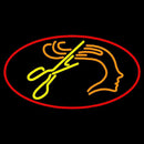 Haircut Logo Handmade Art Neon Sign