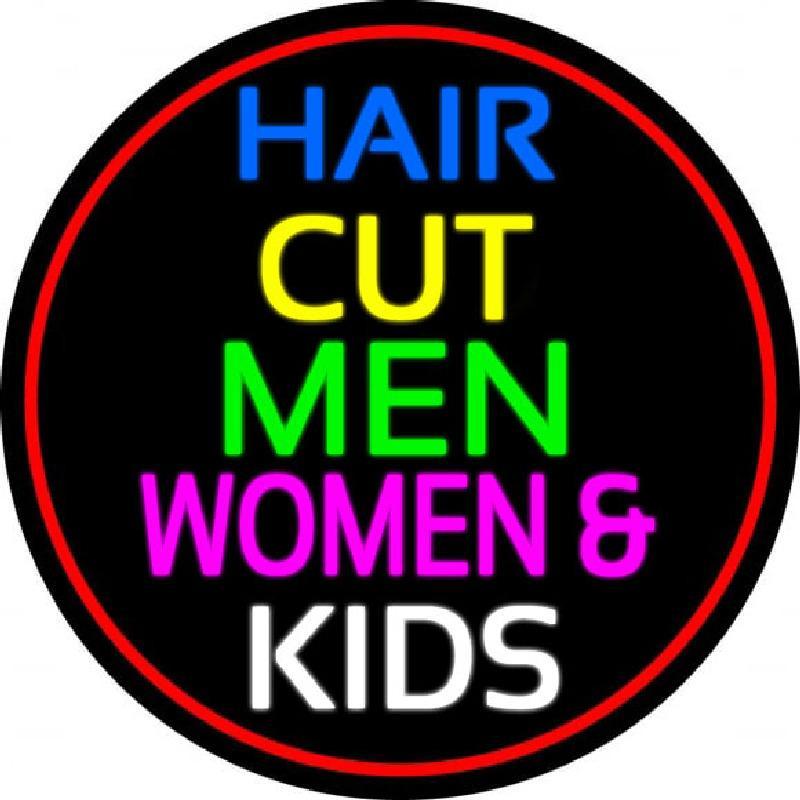 Haircut Men Women And Kids Handmade Art Neon Sign